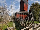 muzeum Kastelholm - sbirka historickych budov z 18-19 stoleti, vetrny mlyn