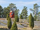 muzeum Kastelholm - sbirka historickych budov z 18-19 stoleti, vetrny mlyn